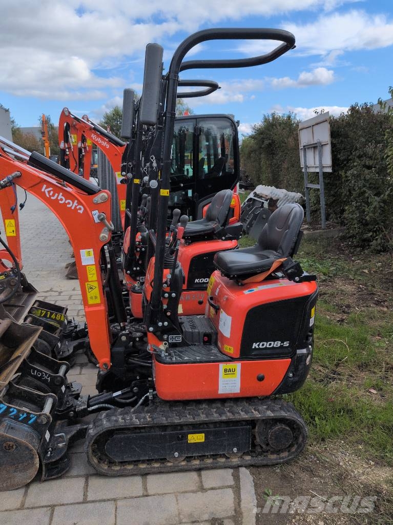 Kubota Kompaktbagger K 008-5 VHG Kāpurķēžu ekskavatori