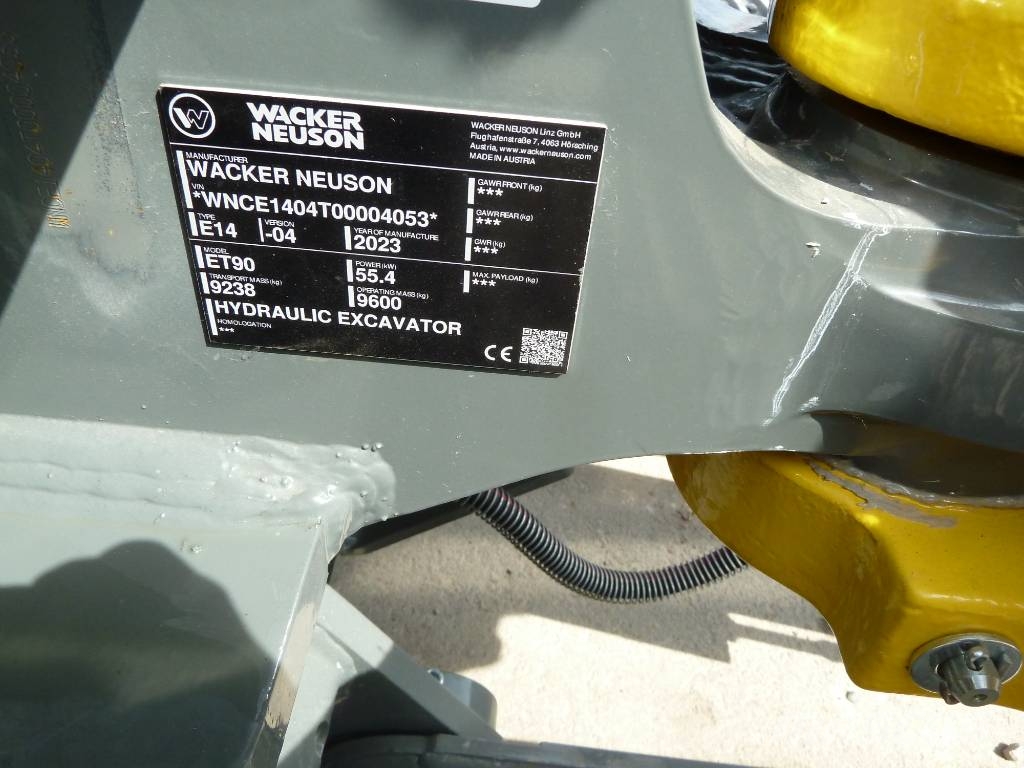 Wacker Neuson ET 90 Knäckbom Midi bageri 7t – 12t
