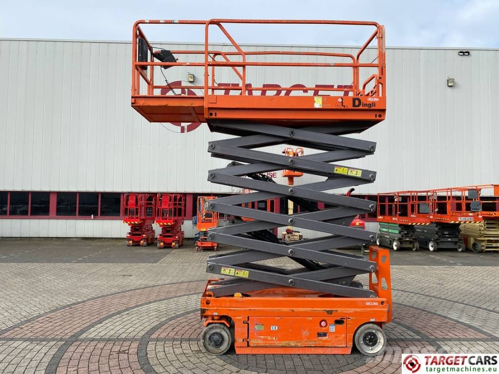 Dingli JCPT1412DC Electric 1412 Scissor Work Lift 1380cm Plataformas tijera