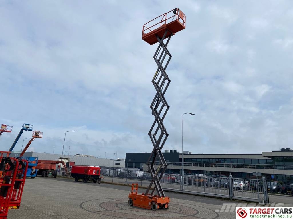 Dingli JCPT1412DC Electric 1412 Scissor Work Lift 1380cm Plataformas tijera