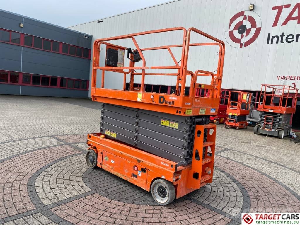 Dingli JCPT1412DC Electric 1412 Scissor Work Lift 1380cm Plataformas tijera