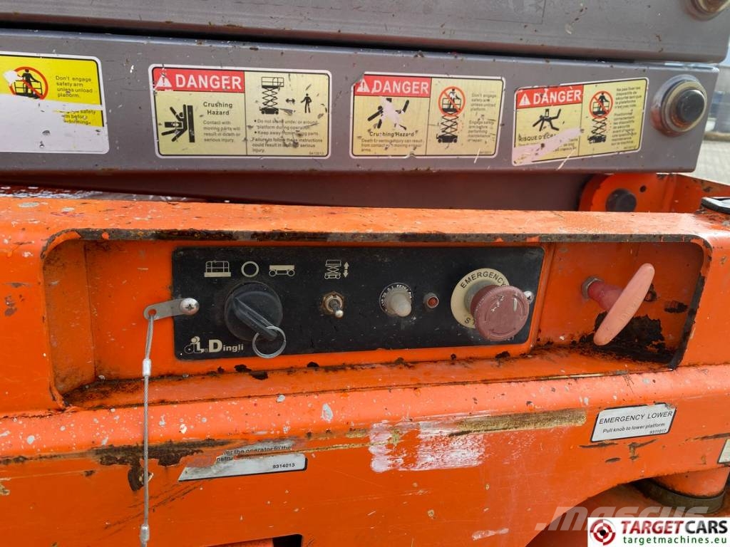 Dingli JCPT1412DC Electric 1412 Scissor Work Lift 1380cm Plataformas tijera