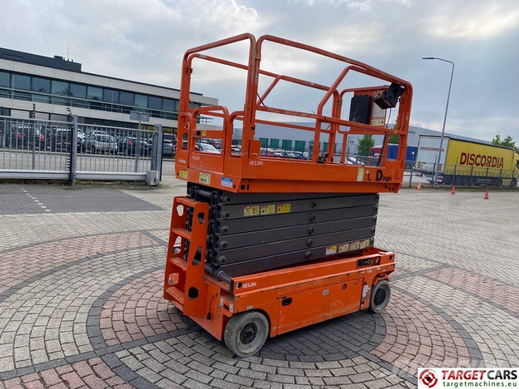 Dingli JCPT1412DC Electric 1412 Scissor Work Lift 1380cm Plataformas tijera