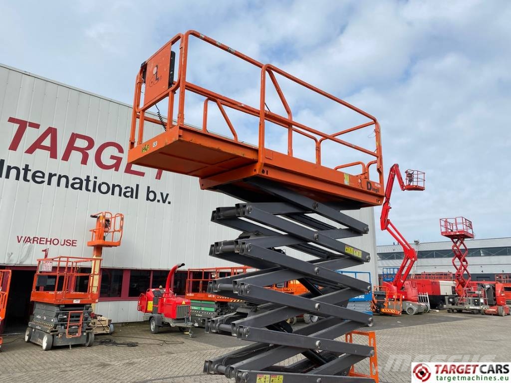 Dingli JCPT1412DC Electric 1412 Scissor Work Lift 1380cm Plataformas tijera