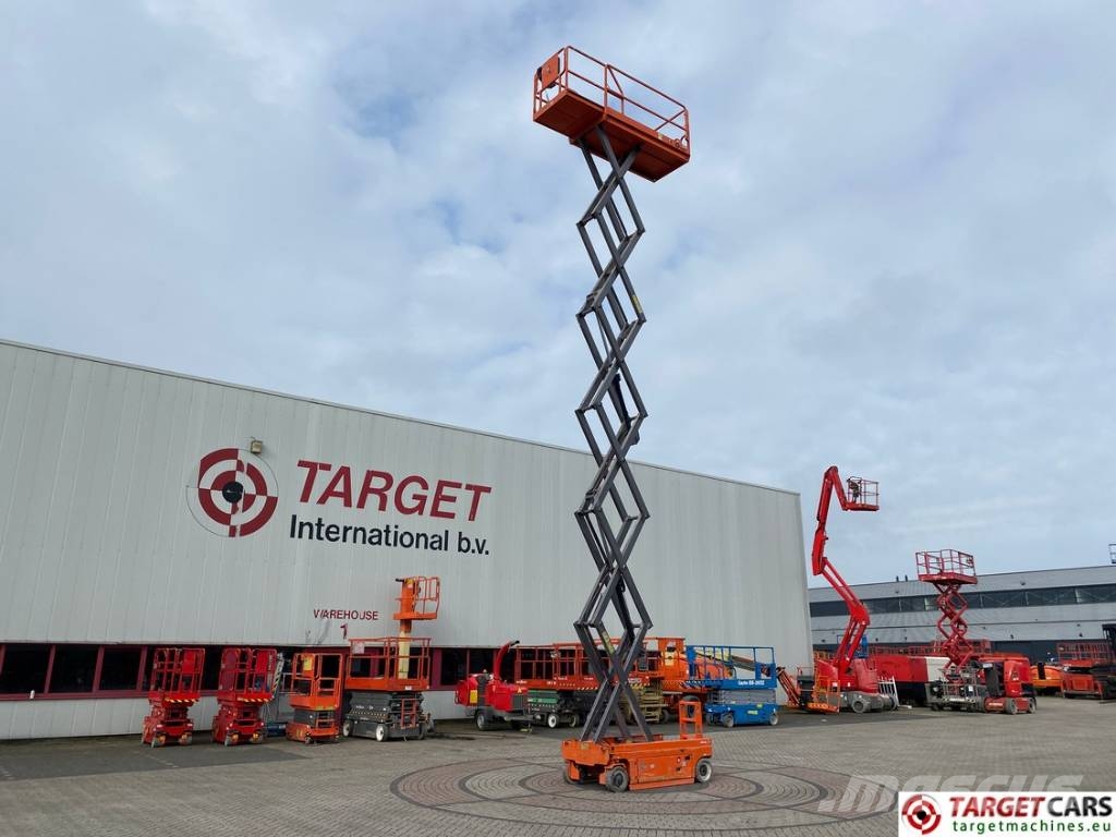 Dingli JCPT1412DC Electric 1412 Scissor Work Lift 1380cm Plataformas tijera