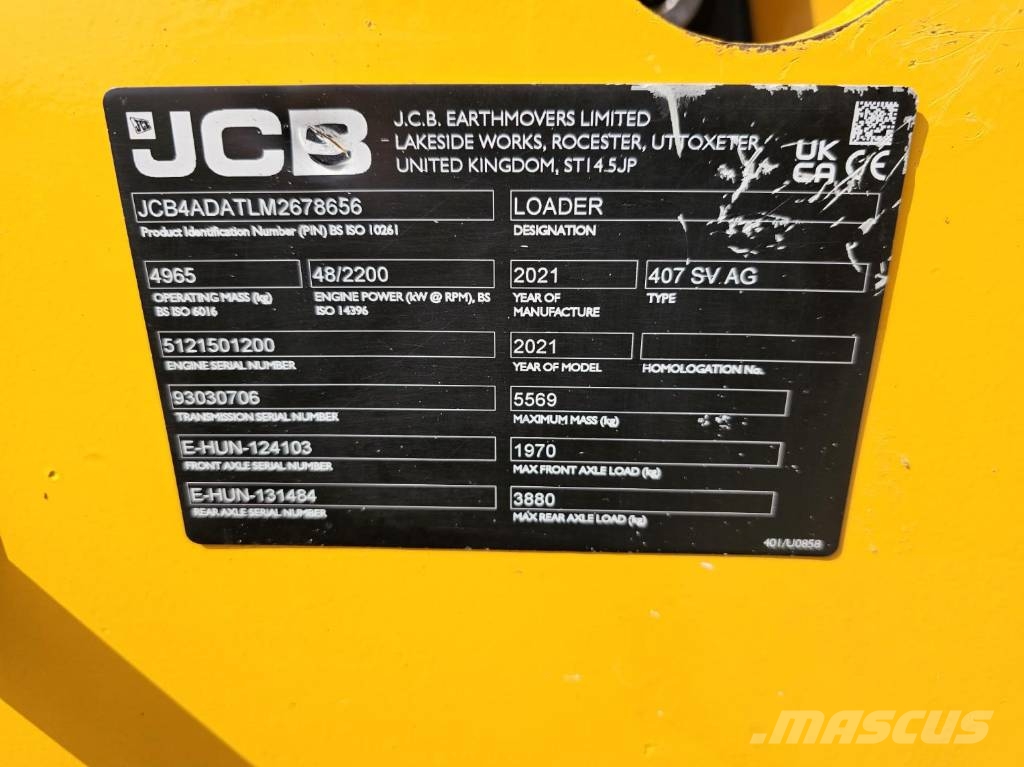 JCB 407 Wheel loaders