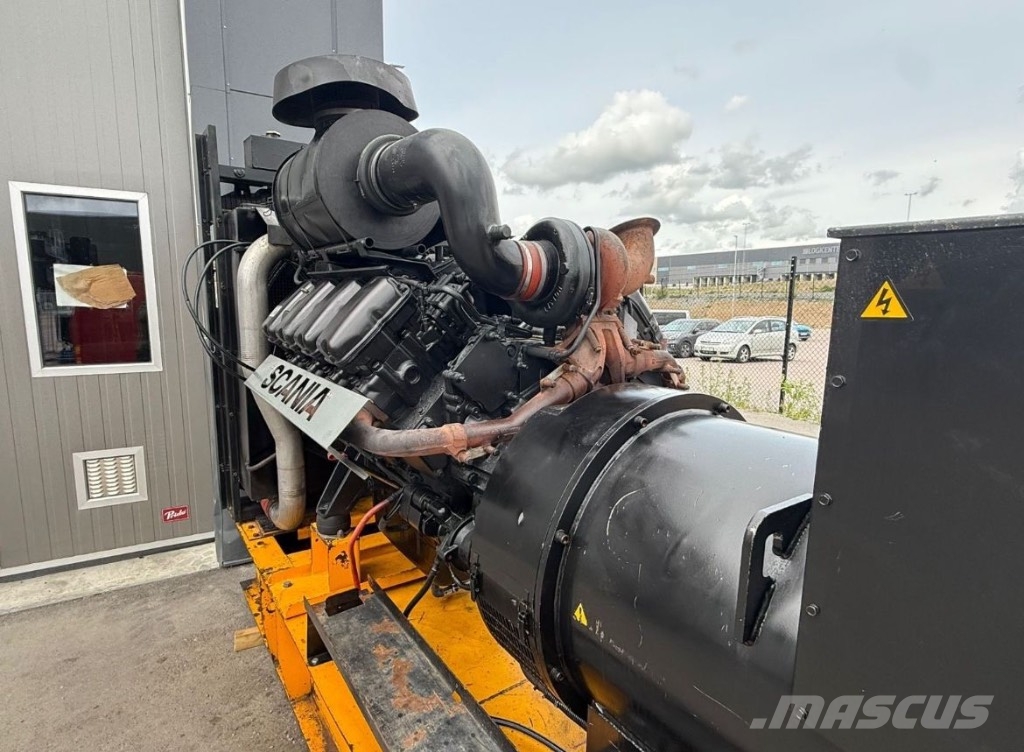 JCB Scania Generator 550 KVA Notstromaggregat 440 KW Diesel generatoren