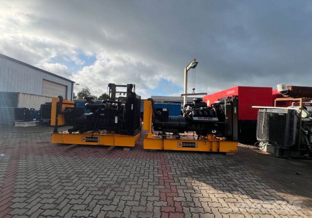 JCB Scania Generator 550 KVA Notstromaggregat 440 KW Diesel generatoren