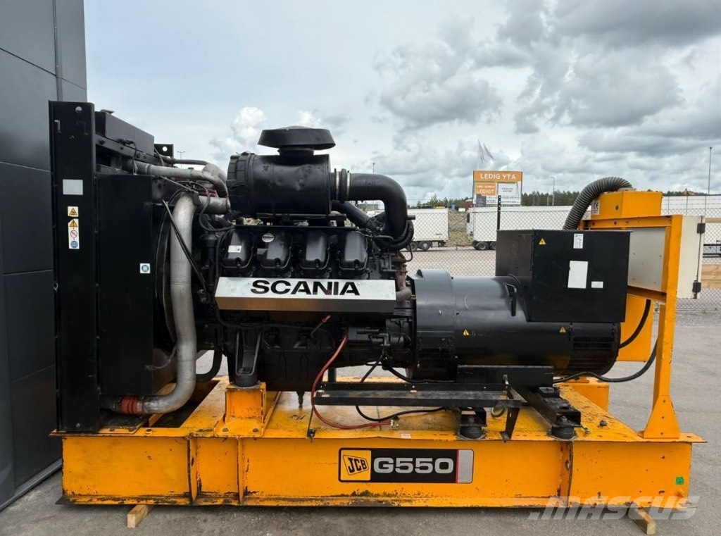 JCB Scania Generator 550 KVA Notstromaggregat 440 KW Diesel generatoren