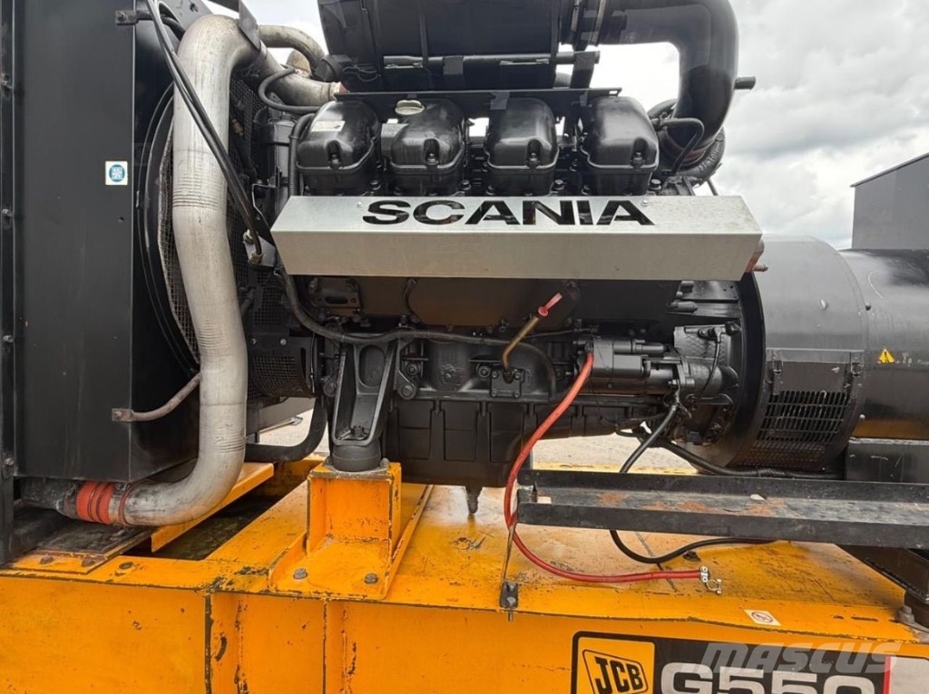 JCB Scania Generator 550 KVA Notstromaggregat 440 KW Diesel generatoren