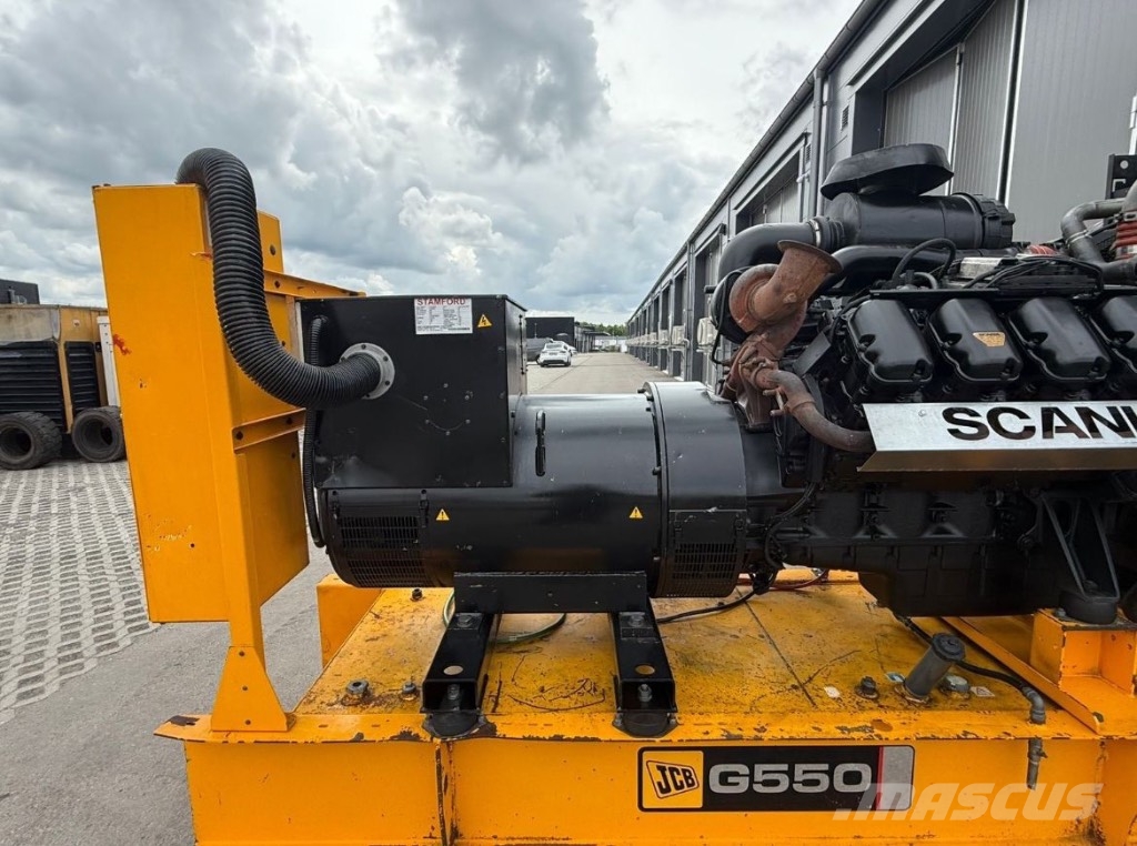 JCB Scania Generator 550 KVA Notstromaggregat 440 KW Diesel generatoren