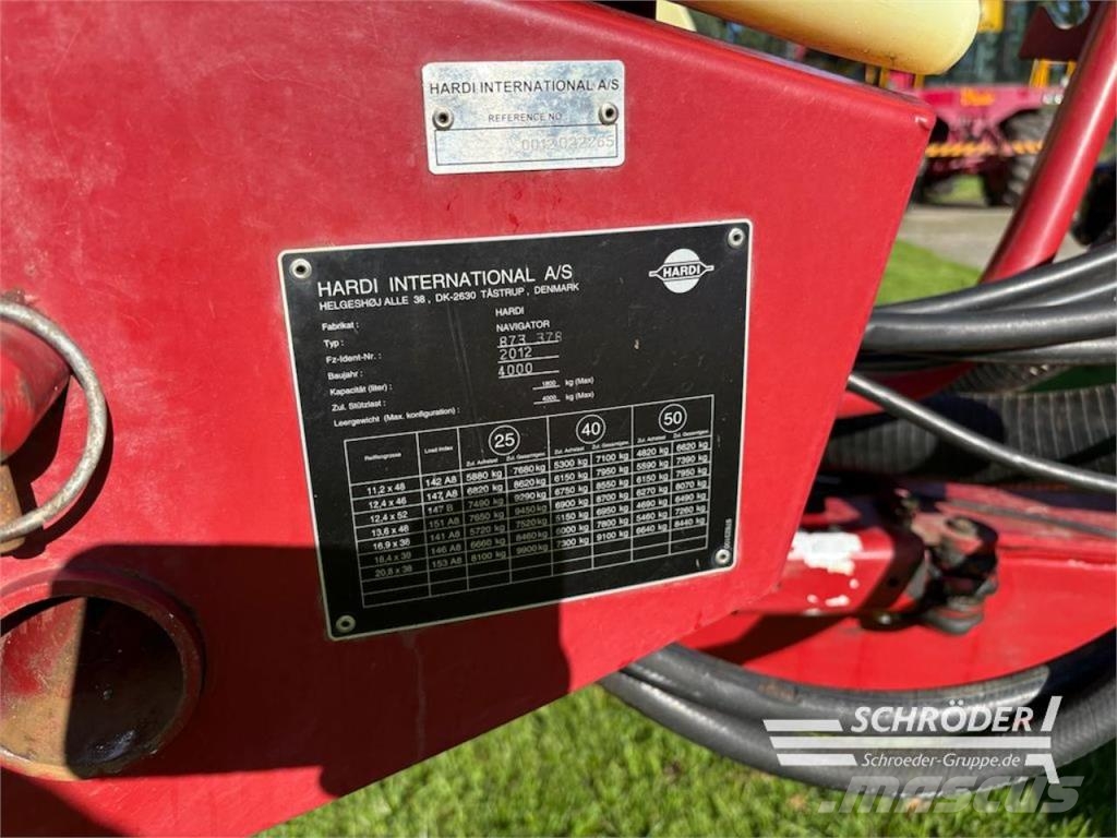 Hardi NAVIGATOR 4000 | 27 METER Getrokken spuitmachines