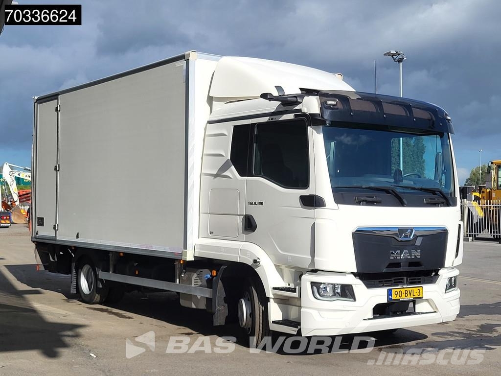 MAN TGL 8.190 TGL 4X2 8tons NL-truck APK 1500kg Ladebo Tovornjaki zabojniki