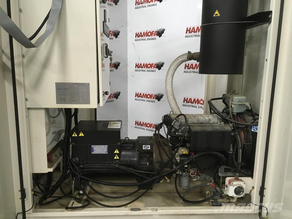 Lombardini LDW1204/B2 GENERATOR 16 KVA USED Dieselgeneratorer
