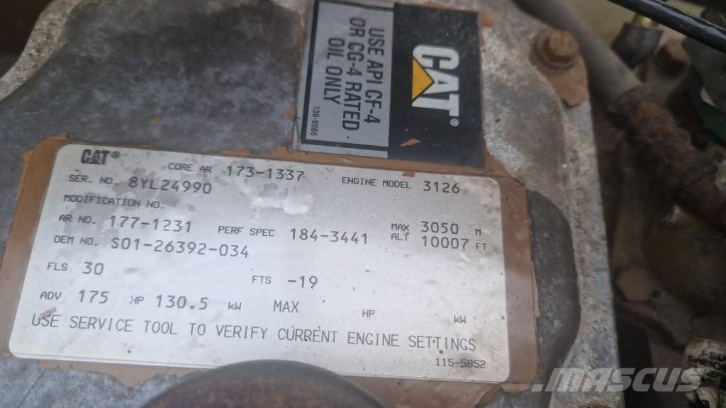 CAT 3126 ENGINE Motores
