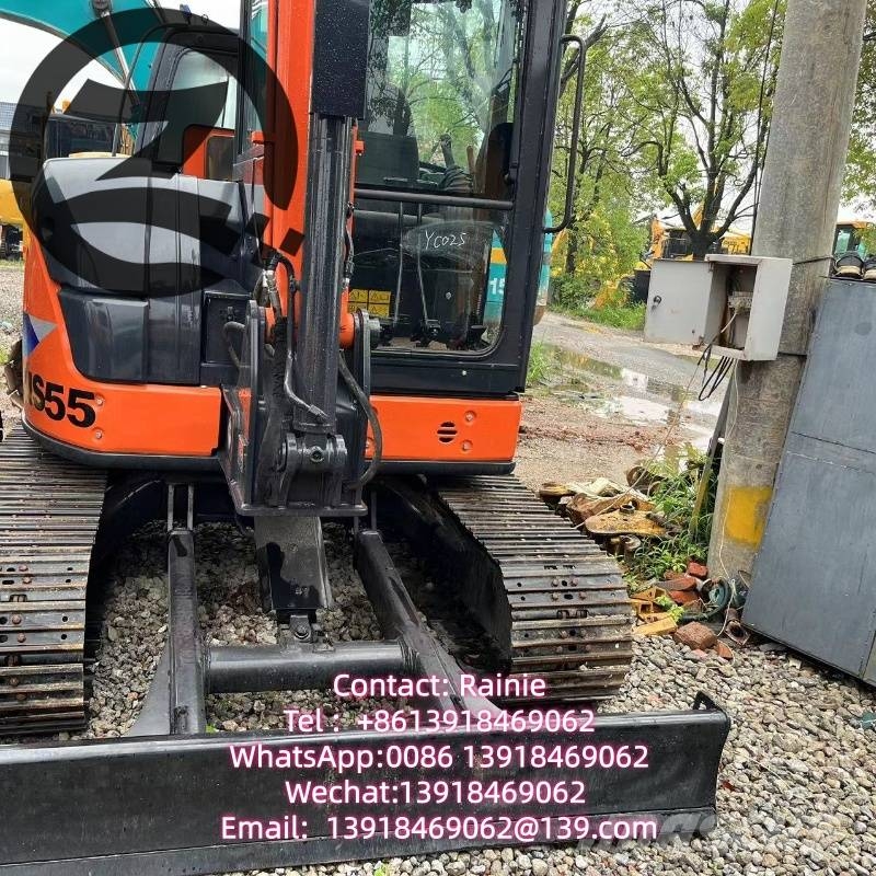 Hitachi ZX 55 소형 굴삭기 7톤 미만
