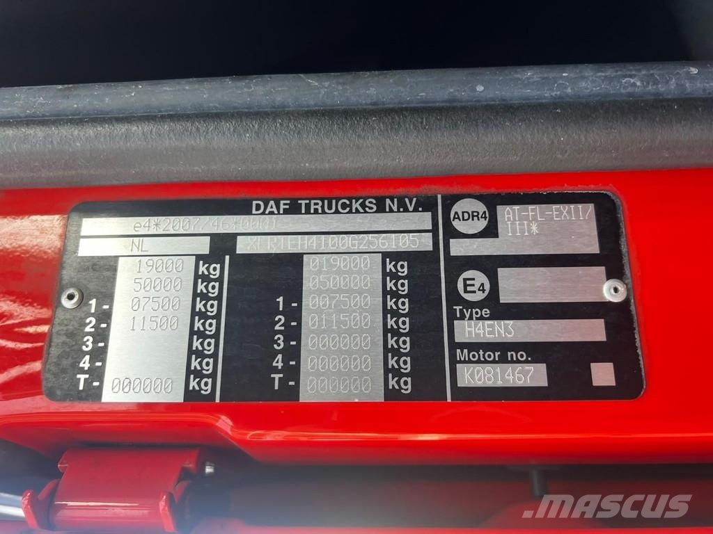 DAF XF 450 4X2 EURO 6 MEGA Sattelzugmaschinen