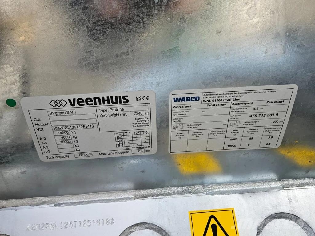Veenhuis Profiline 12.500 Slurry tankers