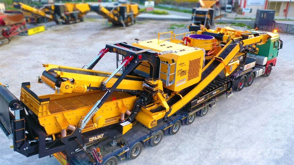 Fabo Le concasseur à cône mobile sur chenilles FTC-200S Mobile crushers