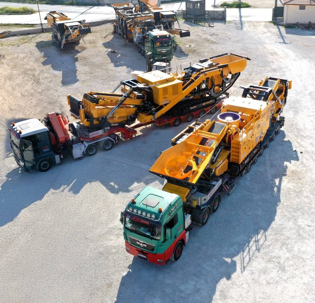 Fabo Le concasseur à cône mobile sur chenilles FTC-200S Mobile crushers