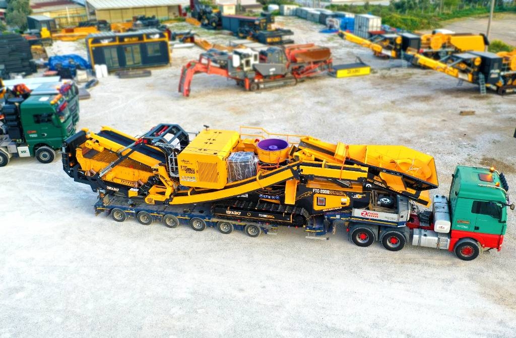 Fabo Le concasseur à cône mobile sur chenilles FTC-200S Mobile crushers