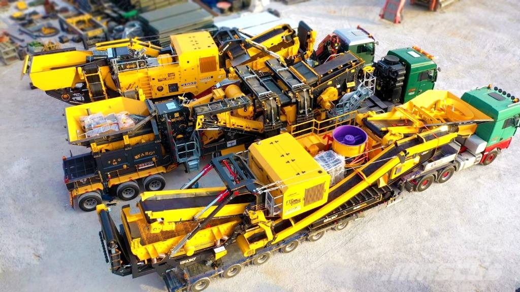 Fabo Le concasseur à cône mobile sur chenilles FTC-200S Mobile crushers