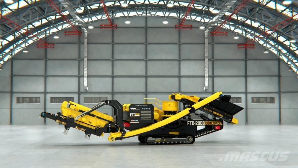 Fabo Le concasseur à cône mobile sur chenilles FTC-200S Mobile crushers