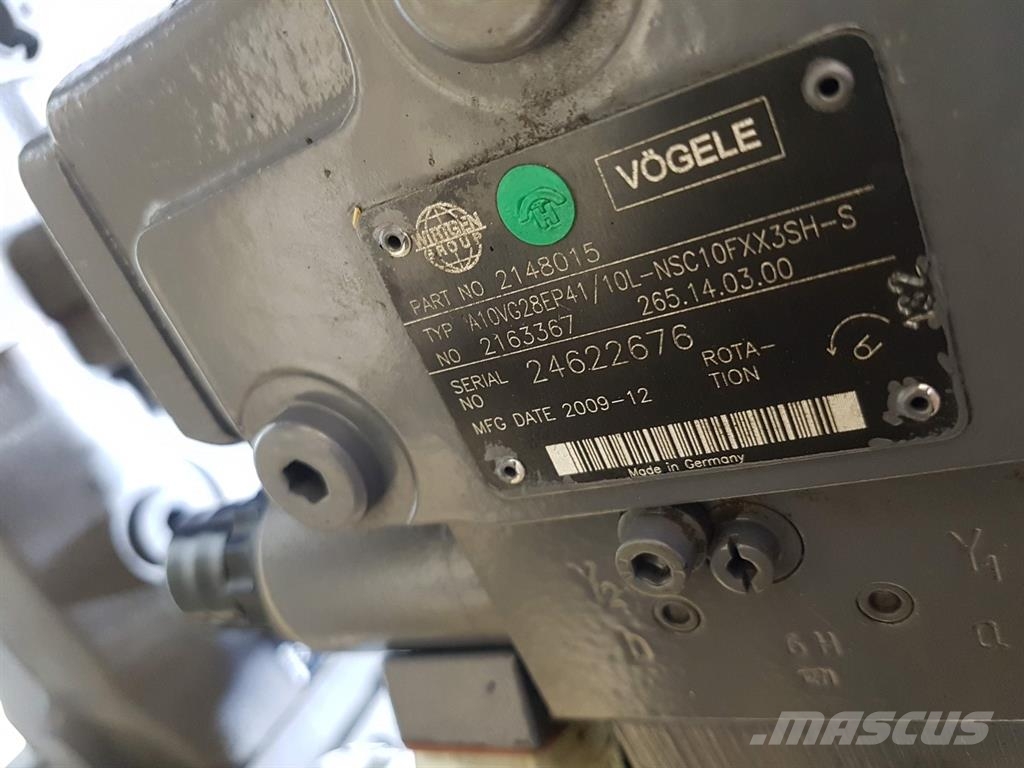 Rexroth A10VG28EP41/10L - Vögele - 2148015 - Drive pump Hydraulics
