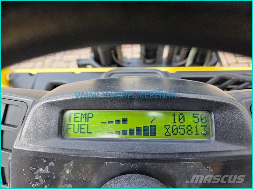 Hyster H2.5FT Yanmar diesel+triplex4.9m+shift+5813hours Diesel heftrucks