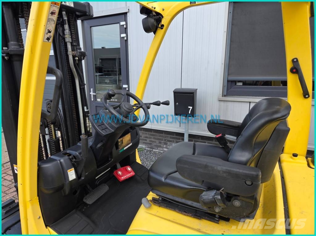 Hyster H2.5FT Yanmar diesel+triplex4.9m+shift+5813hours Diesel heftrucks