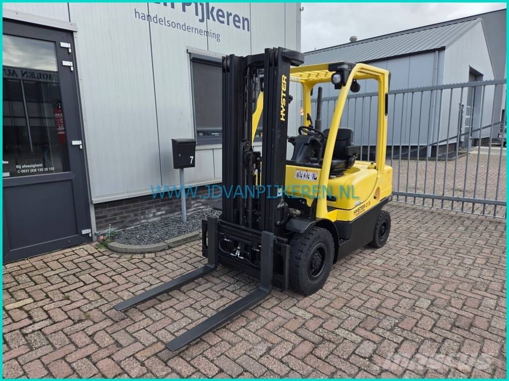Hyster H2.5FT Yanmar diesel+triplex4.9m+shift+5813hours Diesel heftrucks