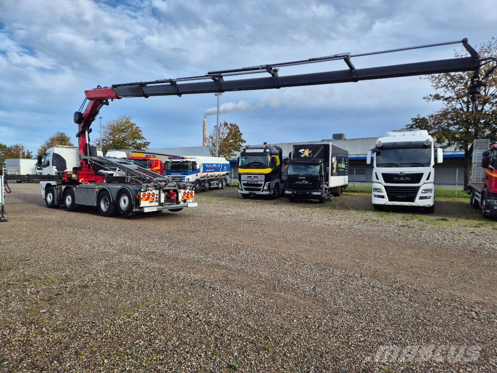 Volvo FM 500 8x2*6 //Fassi 315R - 6 (År2021) // Wirehejs Vlakke laadvloer met kraan