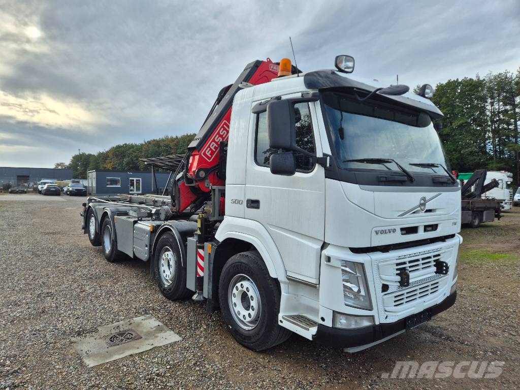 Volvo FM 500 8x2*6 //Fassi 315R - 6 (År2021) // Wirehejs Vlakke laadvloer met kraan