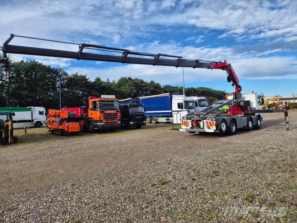 Volvo FM 500 8x2*6 //Fassi 315R - 6 (År2021) // Wirehejs Vlakke laadvloer met kraan