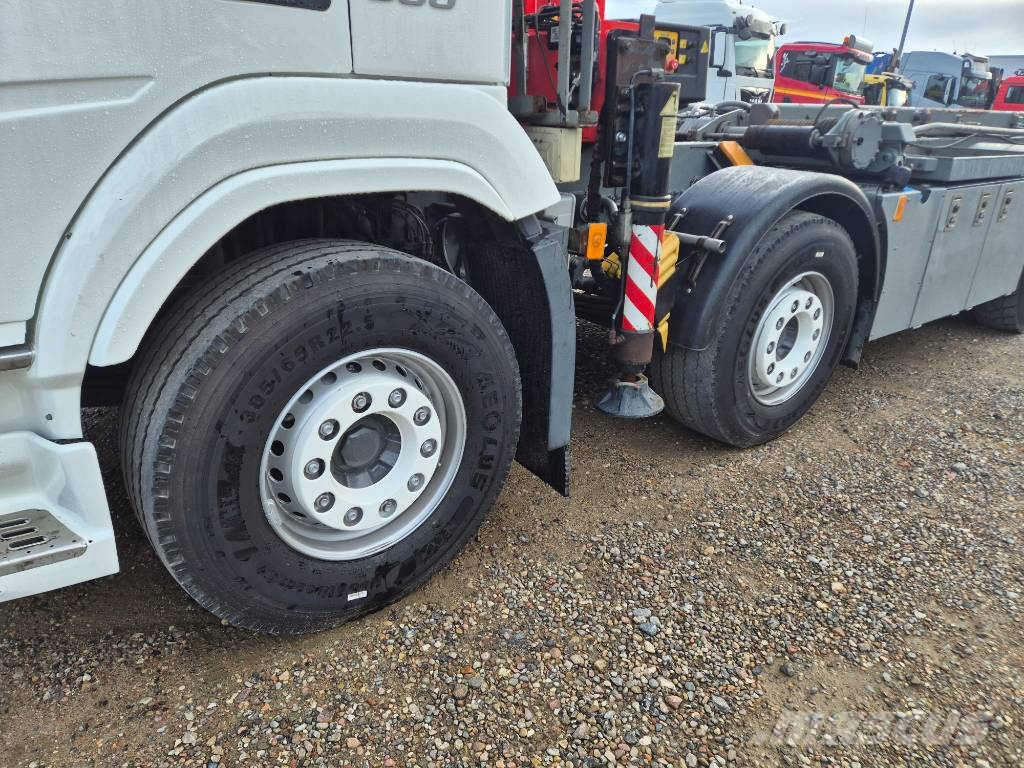 Volvo FM 500 8x2*6 //Fassi 315R - 6 (År2021) // Wirehejs Vlakke laadvloer met kraan