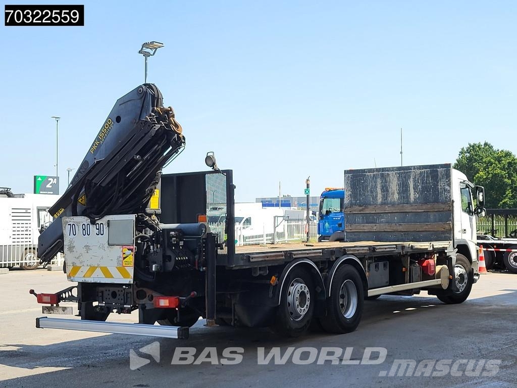 Volvo FM 420 FM 6X2 Palfinger PK15500 Crane Manual Gearb Camiones de cama baja