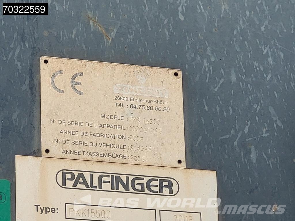 Volvo FM 420 FM 6X2 Palfinger PK15500 Crane Manual Gearb Camiones de cama baja