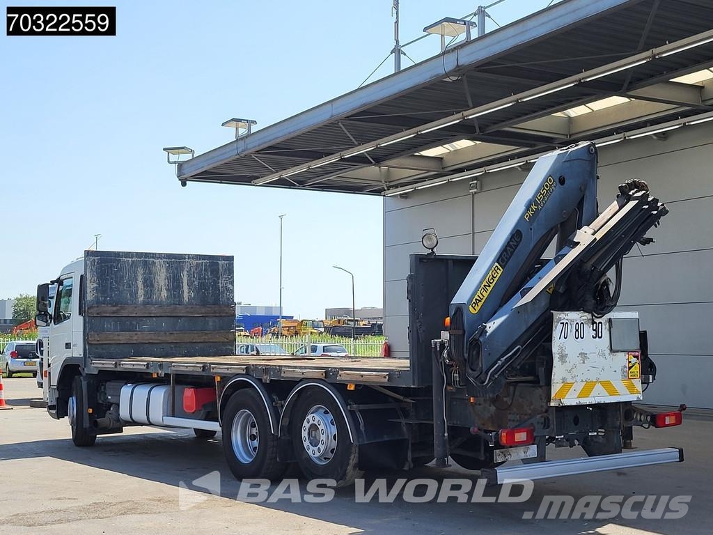 Volvo FM 420 FM 6X2 Palfinger PK15500 Crane Manual Gearb Camiones de cama baja