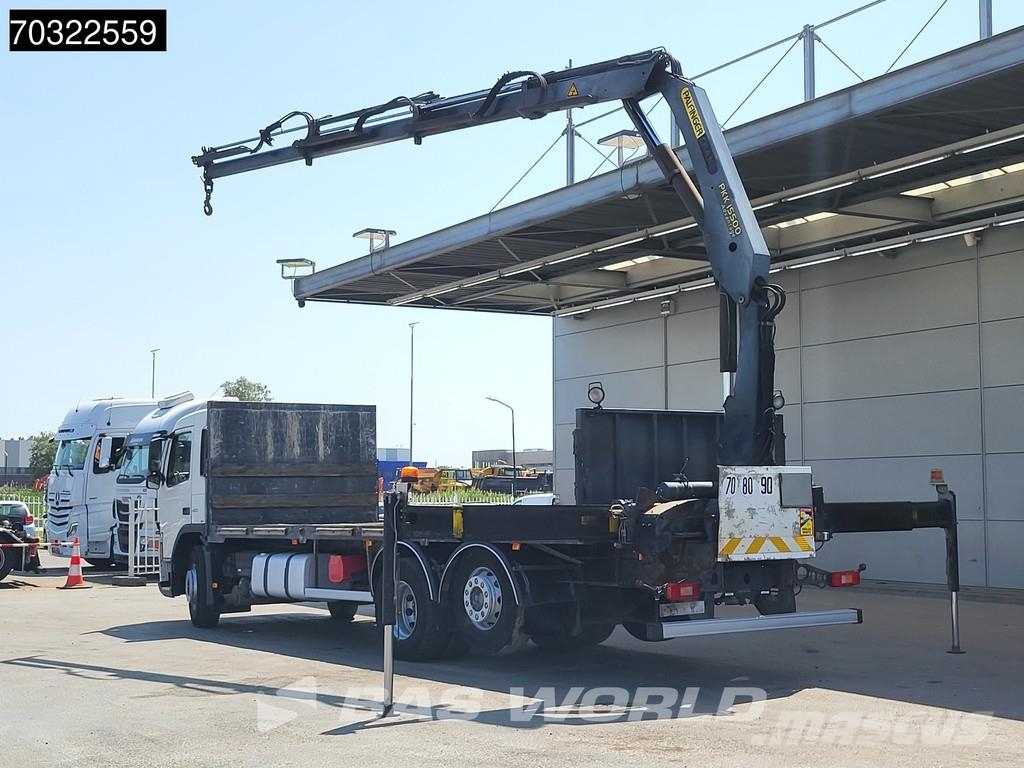Volvo FM 420 FM 6X2 Palfinger PK15500 Crane Manual Gearb Camiones de cama baja