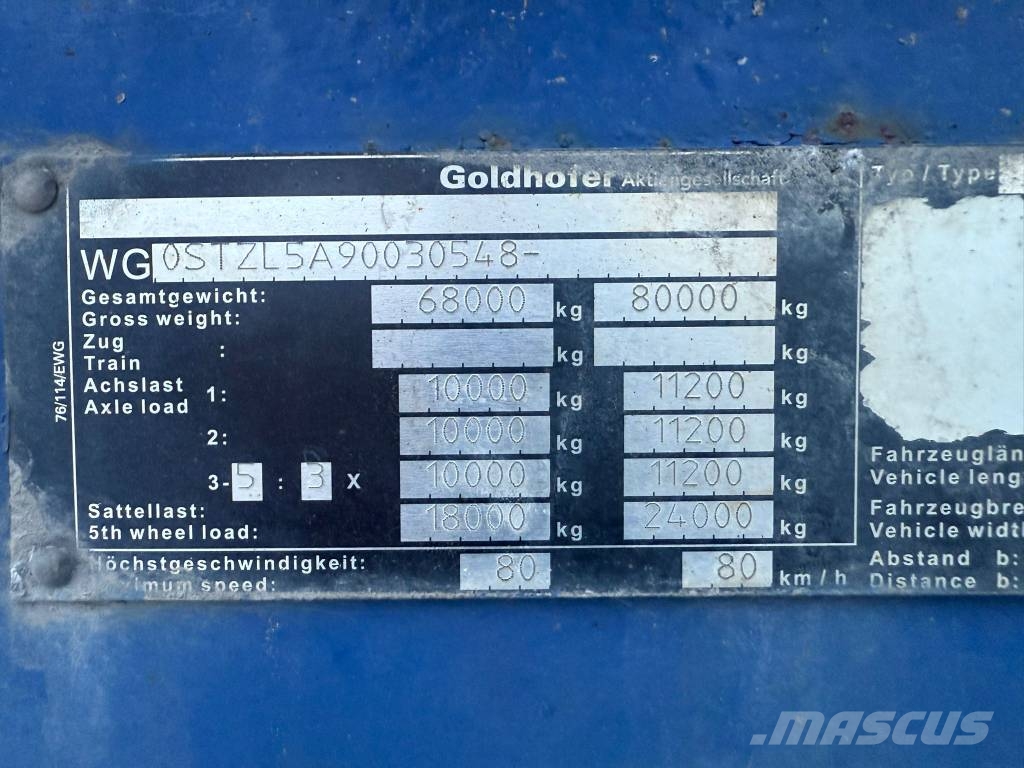 Goldhofer JATKO STZ-L5 Low loader-semi-trailers
