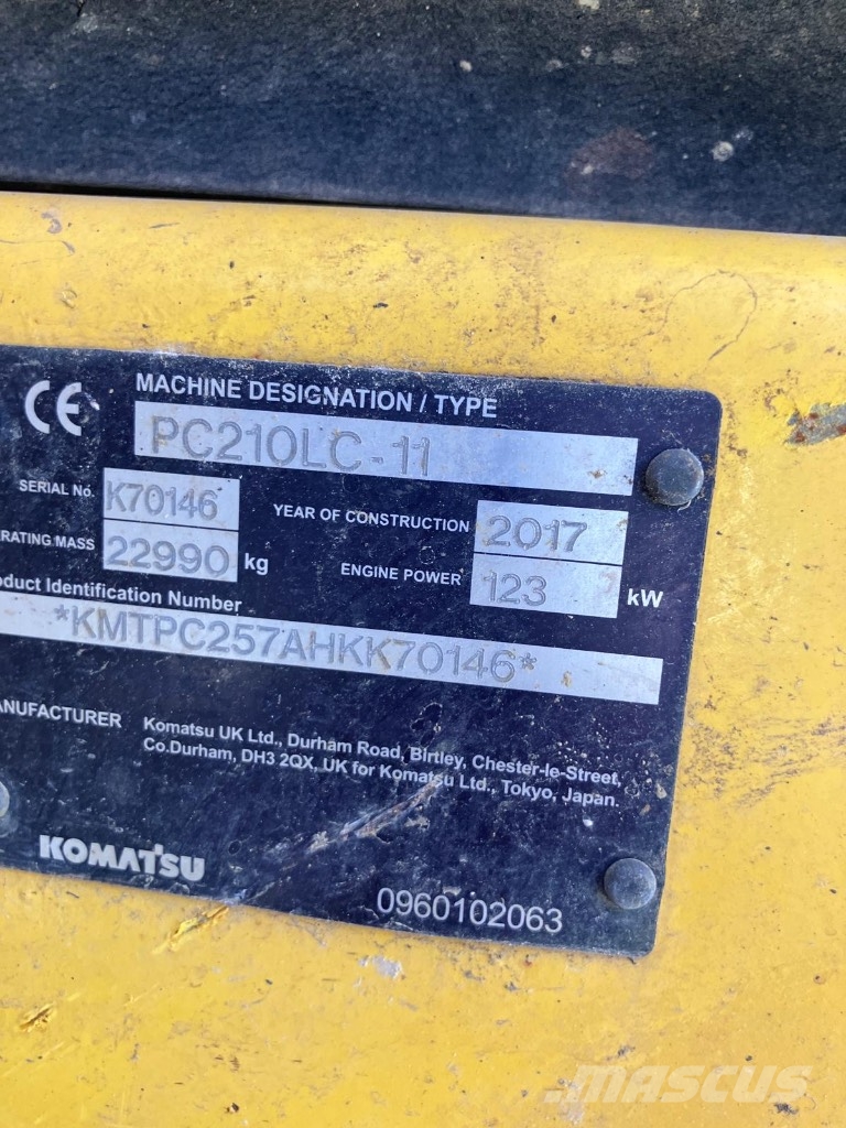 Komatsu PC 210 LC-11 Εκσκαφείς με ερπύστριες