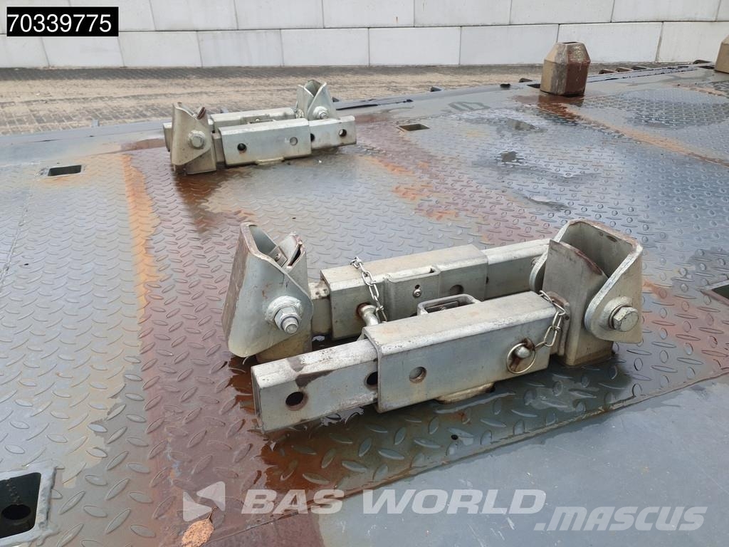 Bruns BMA 27/12 Open Lift+Steering Axle SAF Прицепы-Контейнеровозы