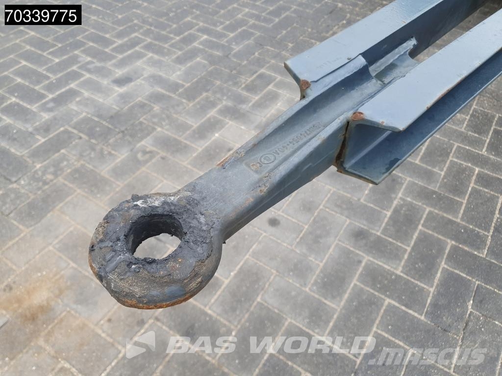 Bruns BMA 27/12 Open Lift+Steering Axle SAF Прицепы-Контейнеровозы