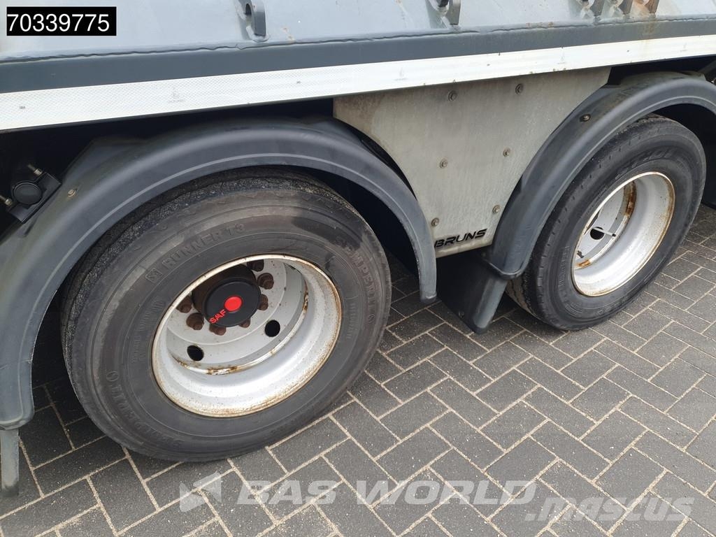 Bruns BMA 27/12 Open Lift+Steering Axle SAF Прицепы-Контейнеровозы