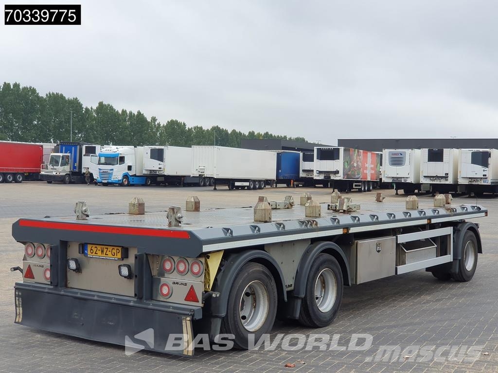 Bruns BMA 27/12 Open Lift+Steering Axle SAF Прицепы-Контейнеровозы