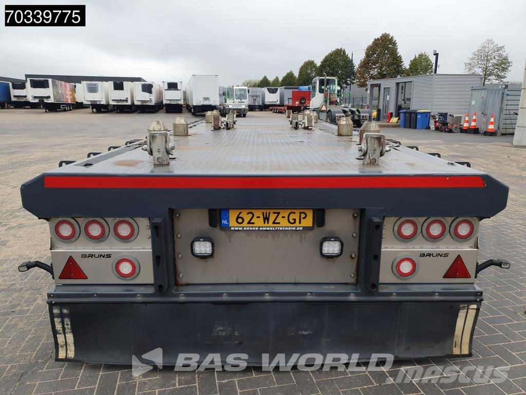 Bruns BMA 27/12 Open Lift+Steering Axle SAF Прицепы-Контейнеровозы