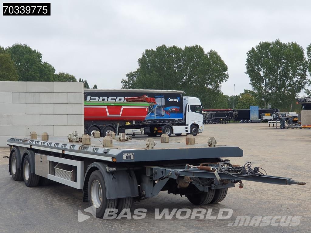 Bruns BMA 27/12 Open Lift+Steering Axle SAF Прицепы-Контейнеровозы