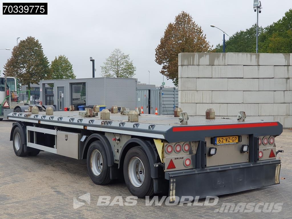 Bruns BMA 27/12 Open Lift+Steering Axle SAF Прицепы-Контейнеровозы