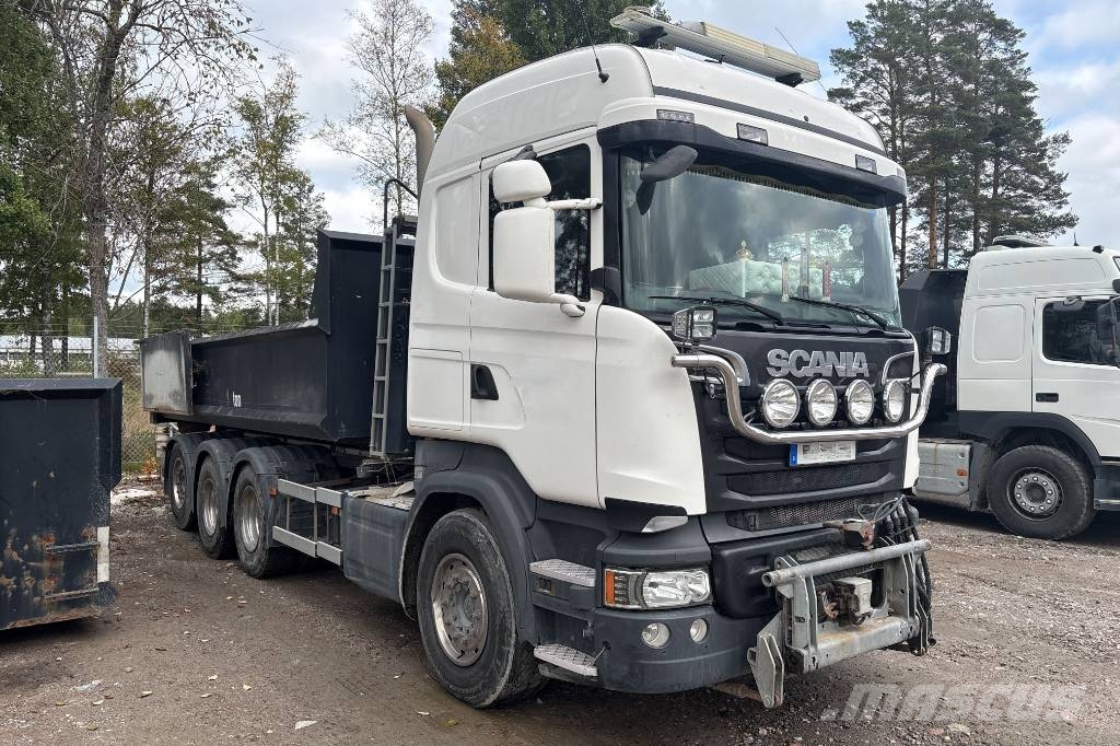 Scania R 520 LB, Plogutrustad, OBS Ej flak! Lastväxlare/Krokbilar