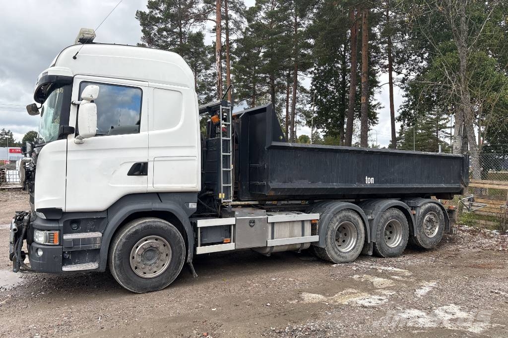 Scania R 520 LB, Plogutrustad, OBS Ej flak! Lastväxlare/Krokbilar